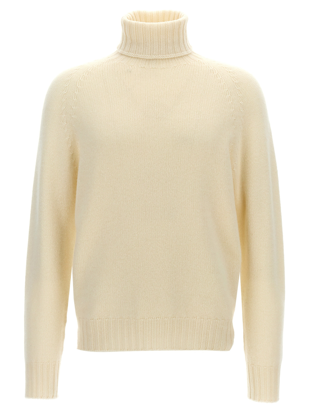 MA'RY'YA Weiße Wollstrickjacke
