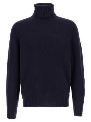 MA'RY'YA Blauer Wollcardigan