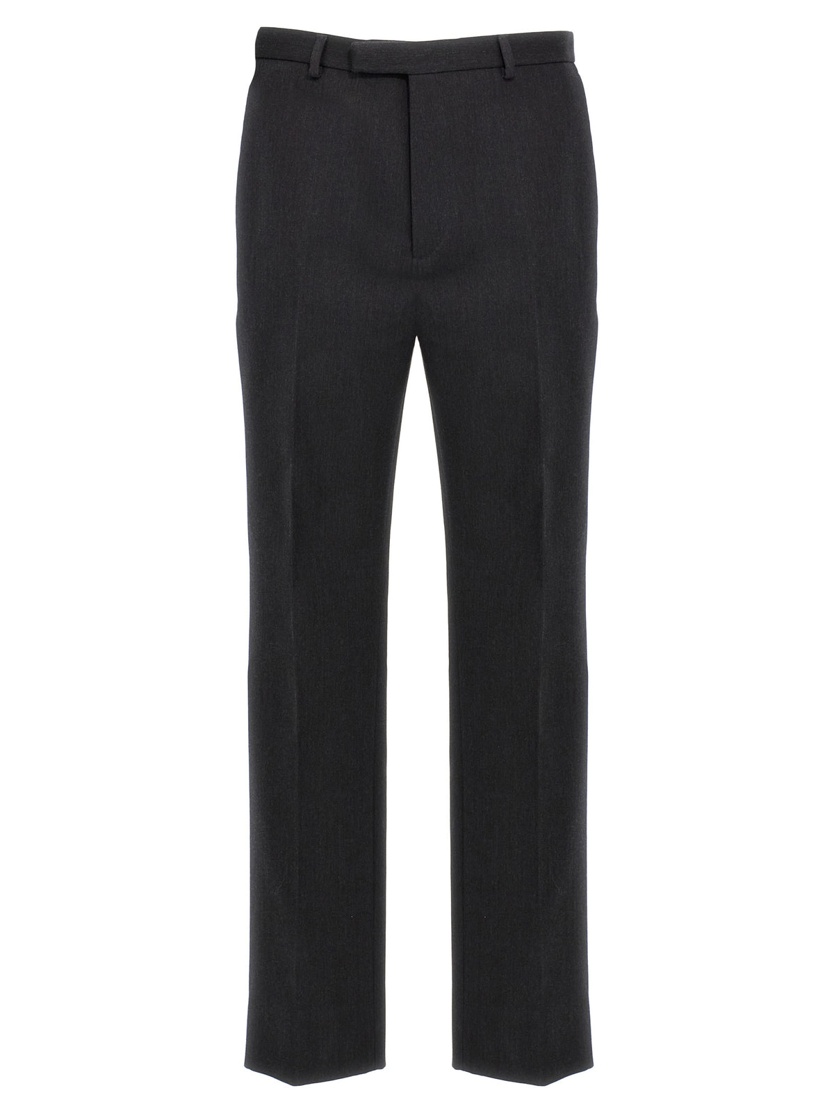 Gucci Graue Wollstoffhose