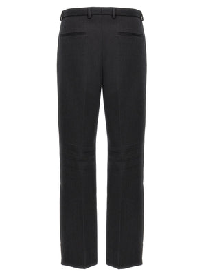 Gucci Graue Wollstoffhose