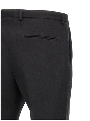 Gucci Graue Wollstoffhose