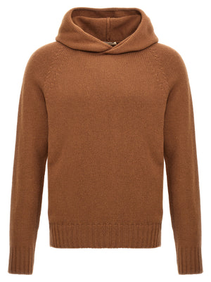 MA'RY'YA Brauner Wollcardigan