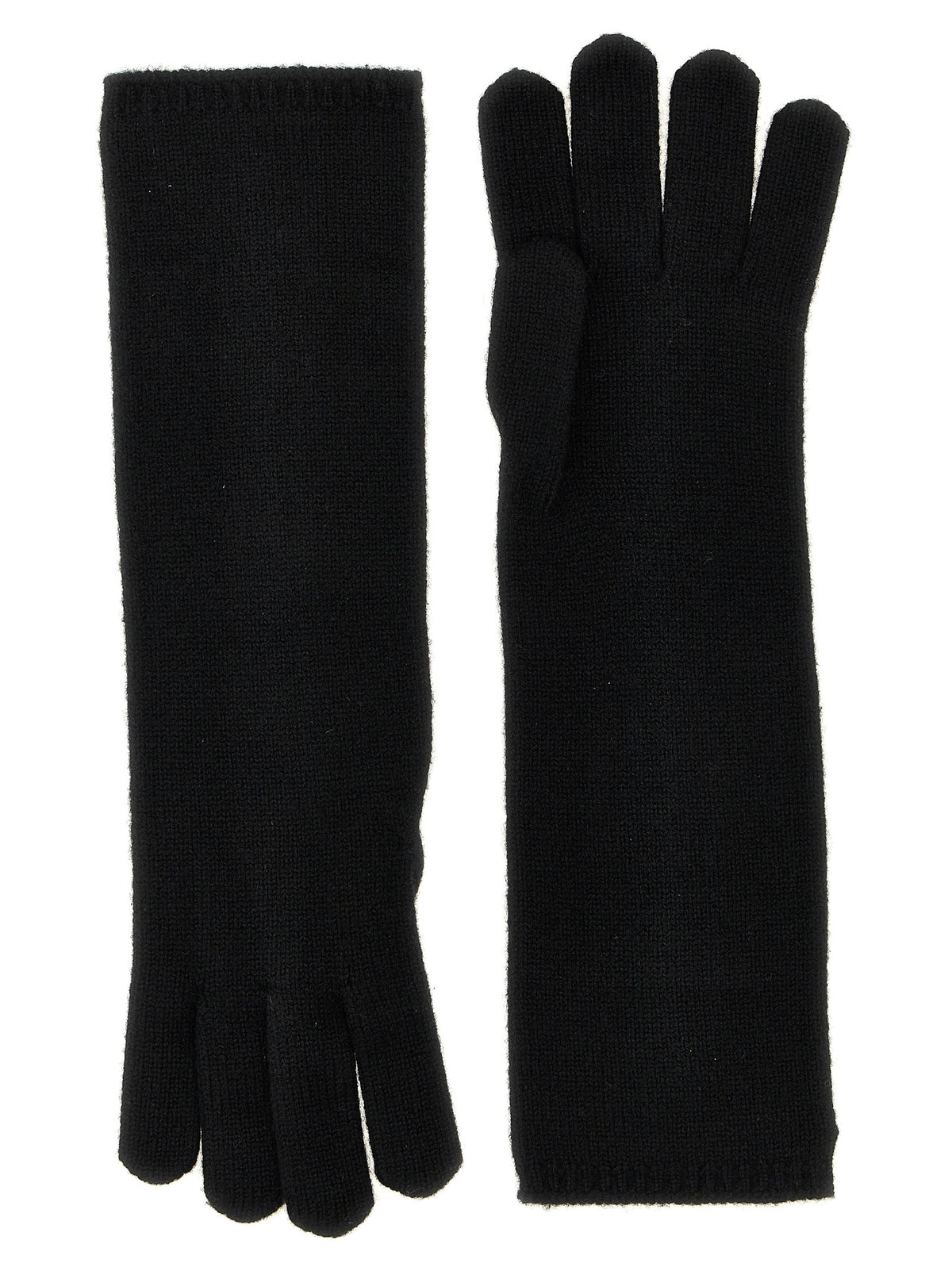 Max Mara Schwarze Kaschmirhandschuhe