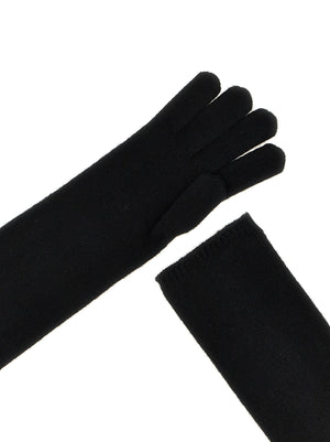 Max Mara Schwarze Kaschmirhandschuhe