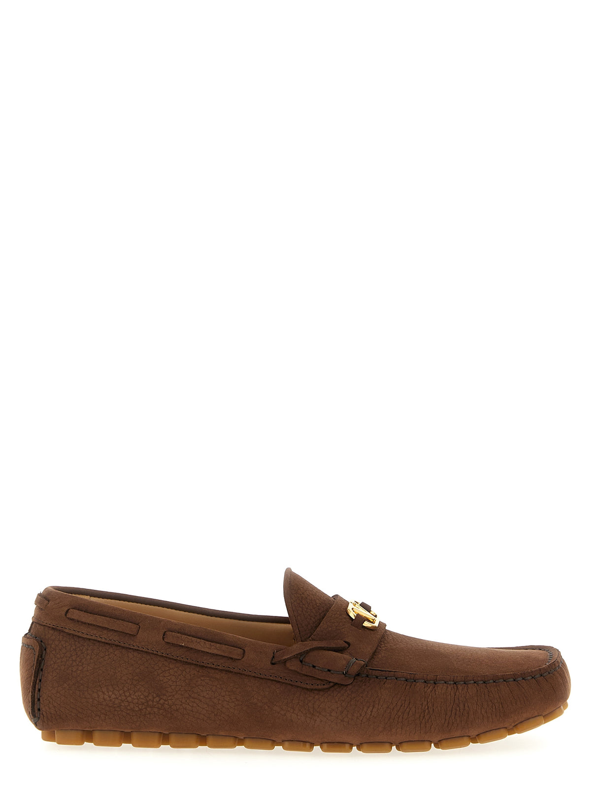 Valentino Garavani Braune Kalbsleder-Slipper
