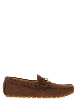 Valentino Garavani Braune Kalbsleder-Slipper