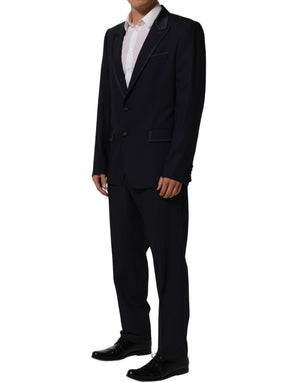 Dolce & Gabbana Dunkelblauer Einreiher-Anzug für Herren (2-teilig)