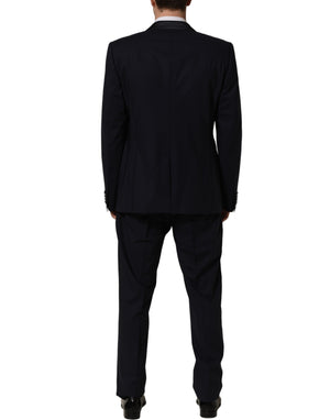 Dolce & Gabbana Dunkelblauer Einreiher-Anzug für Herren (2-teilig)
