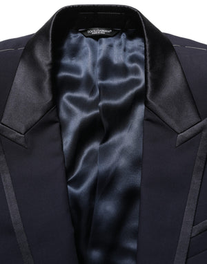 Dolce & Gabbana Dunkelblauer Einreiher-Anzug für Herren (2-teilig)