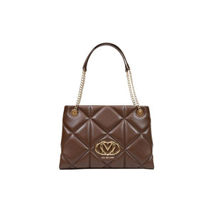 Love Moschino Braune Handtasche aus Polyethylen