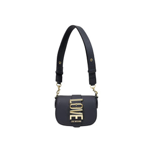 Love Moschino Schwarze Handtasche aus Polyethylen