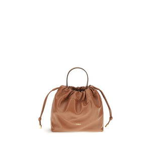 Chloé Braune Lammleder Schultertasche Ovis Aries Aries