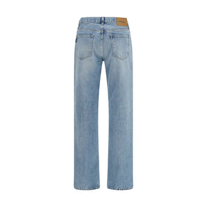 Haikure Blaue Jeans aus Baumwolle im geraden Schnitt