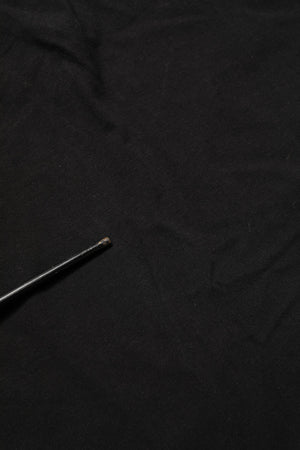 Dolce & Gabbana Schwarzes Baumwoll-T-Shirt mit kurzen Ärmeln und Rundhalsausschnitt