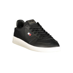 Tommy Hilfiger Schwarze Sportschuhe aus Polyester