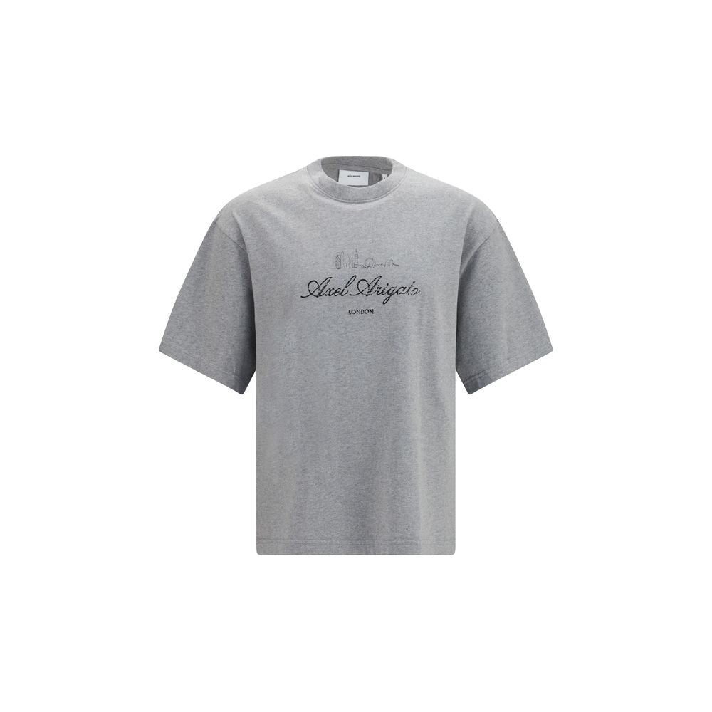 Axel Arigato Graues Baumwoll-T-Shirt