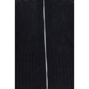 Our Legacy Schwarzer Kapuzenpullover aus Alpaka Vicugna Pacos