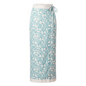 Malo Blaue Seidenhose für Damen