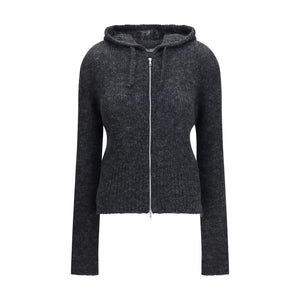 Our Legacy Grauer Kapuzenpullover aus Alpaka (Vicugna Pacos)