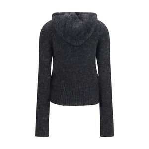 Our Legacy Grauer Kapuzenpullover aus Alpaka (Vicugna Pacos)