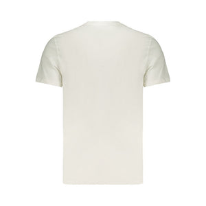 White Cotton Men's T-Shirt