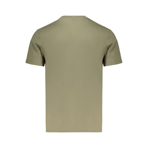 Green Cotton Men's T-Shirt
