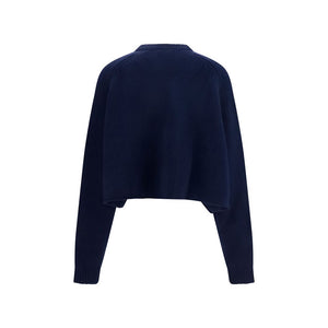 Lisa Yang Blauer Kaschmirpullover