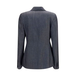 Balenciaga Grauer Woll-Oves Aries Blazer