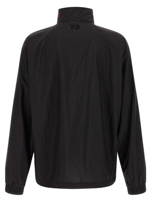 Y-3 Schwarzes Polyamid-Sweatshirt