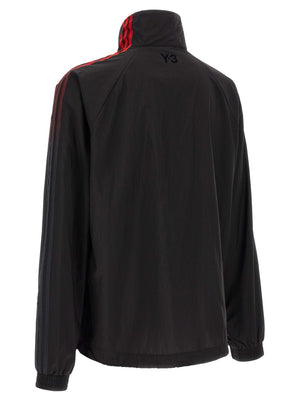 Y-3 Schwarzes Polyamid-Sweatshirt