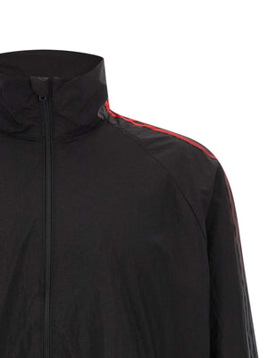 Y-3 Schwarzes Polyamid-Sweatshirt
