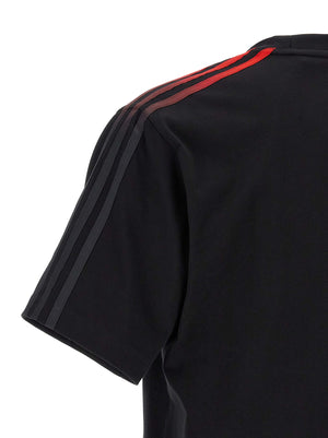 Y-3 Schwarzes Baumwoll-T-Shirt