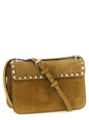 Valentino Garavani Beige Kalbsleder Umhängetasche