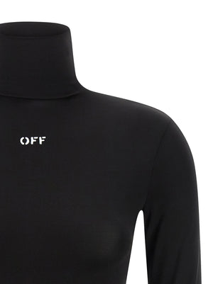 Off-White Schwarzer Cardigan aus Acetat