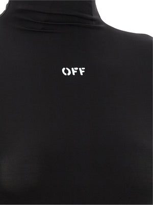 Off-White Schwarzer Cardigan aus Acetat