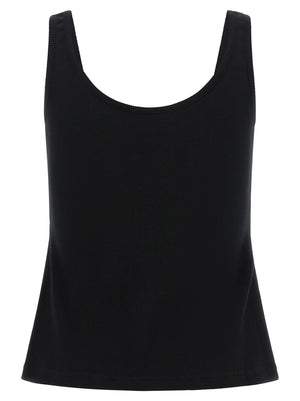Off-White Schwarze Baumwoll-Tanktops