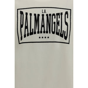 Palm Angels Beiges Baumwoll-T-Shirt