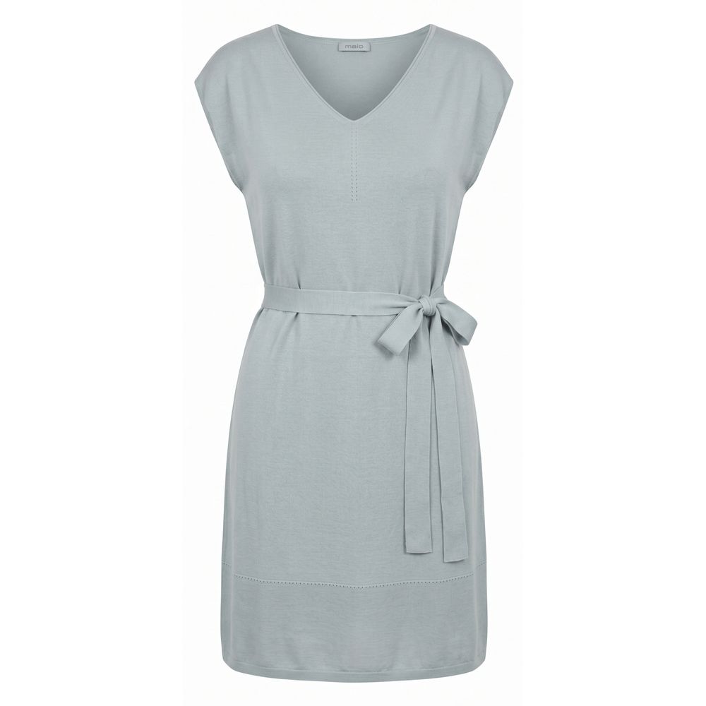 Malo Graues Seidenkleid für Damen