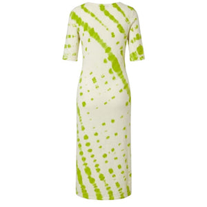 Malo Grünes Baumwollkleid für Damen