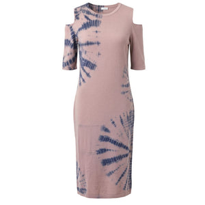 Malo Violettes Baumwollkleid für Damen
