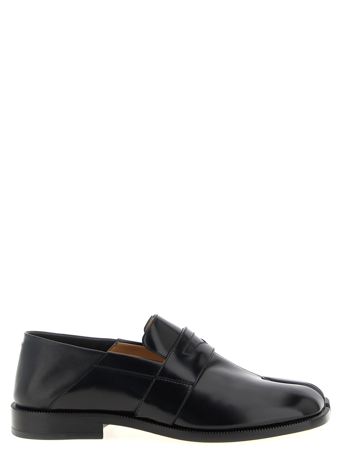Maison Margiela Schwarze Loafer aus Kalbsleder zum Hineinschlüpfen