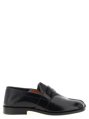 Maison Margiela Schwarze Loafer aus Kalbsleder zum Hineinschlüpfen