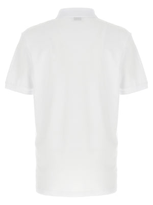 Moschino Weißes Poloshirt aus Baumwolle