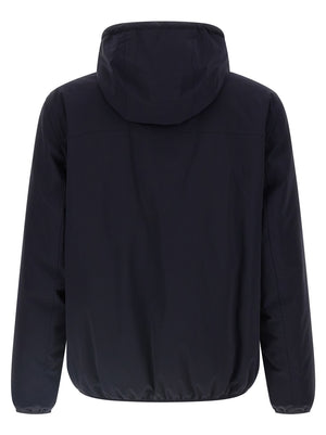 Brunello Cucinelli Blaue Shell-Jacke aus Polyamid