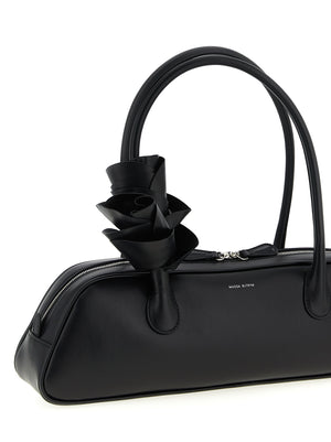 Magda Butrym Schwarze Kalbsleder-Schultertasche
