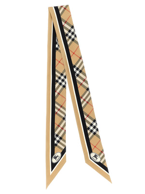 Burberry Beige Satin-Tuch