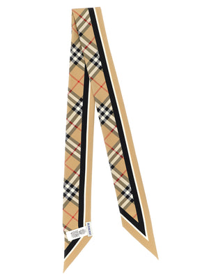 Burberry Beige Satin-Tuch