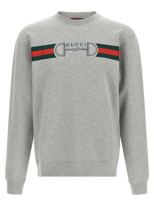 Gucci Grauer Baumwollpullover