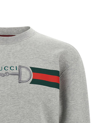 Gucci Grauer Baumwollpullover