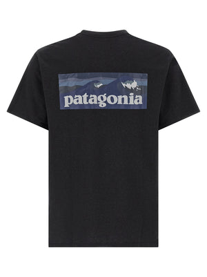PATAGONIA Schwarzes Baumwoll-T-Shirt